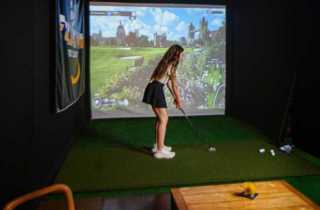 Trackman SIM at Eppig Brewing Point Loma - photo 6